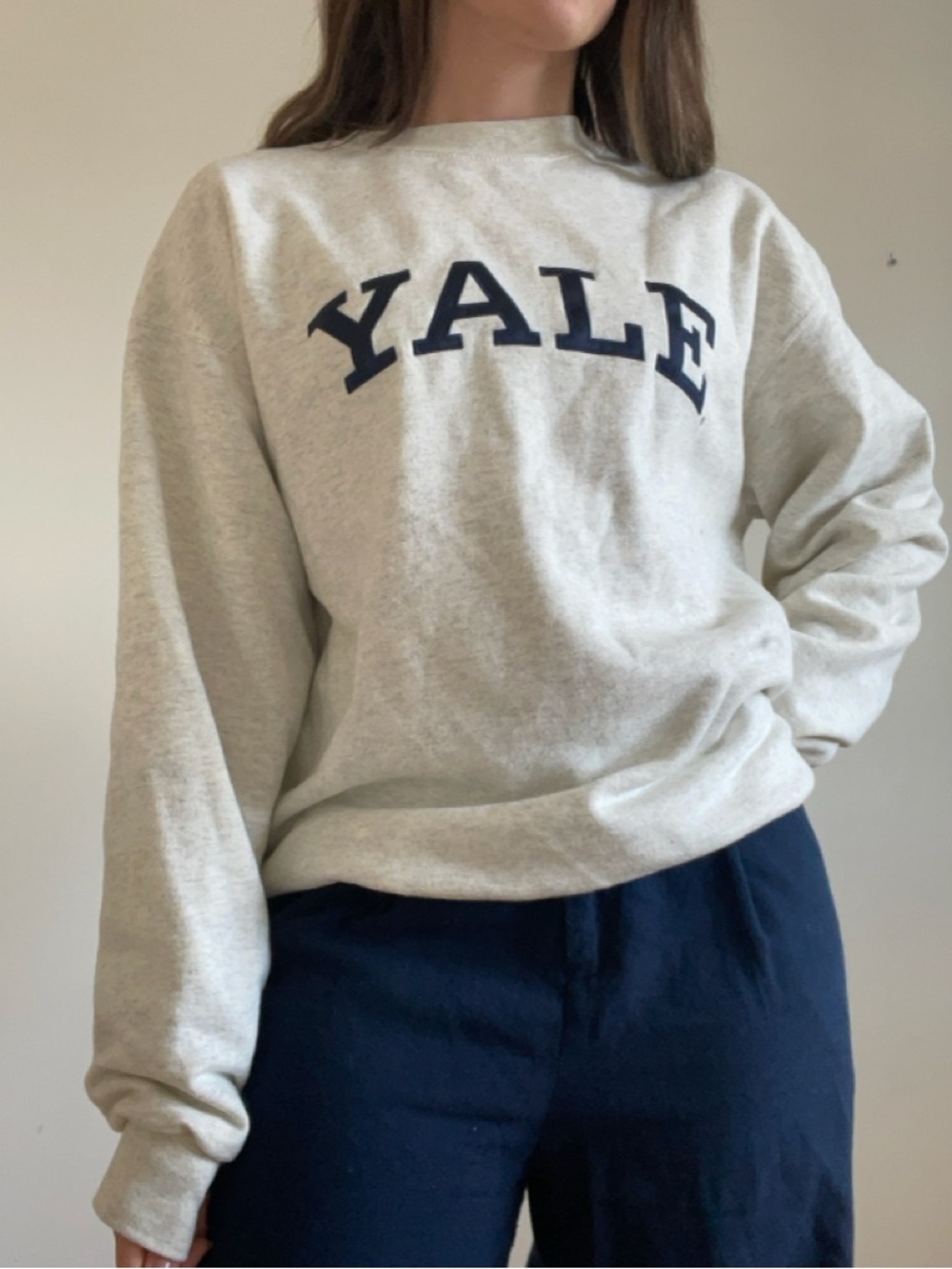 Champion Cream Crewneck Sweater